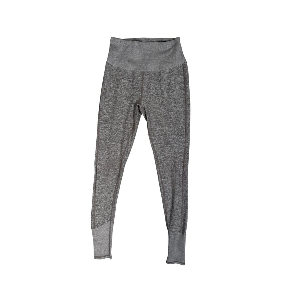 Alo Yoga Alosoft Lounge Leggings High Rise Heather Gravel Brown XS